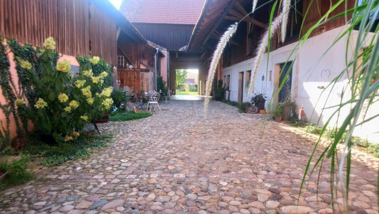 Cote Cour Bischwihr Colmar Acomodação com café da manhã Exterior foto